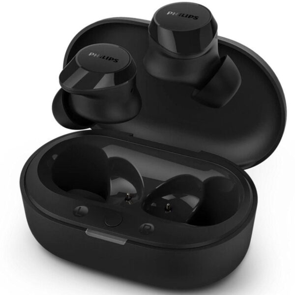 Auriculares Bluetooth Philips TAT1209 con estuche de carga/ Autonomía 6h/ Negros - Imagen 4