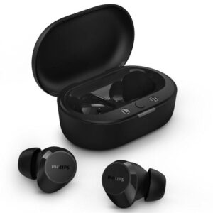 Auriculares Bluetooth Philips TAT1209 con estuche de carga/ Autonomía 6h/ Negros 4895229138056 TAT1209BK PHIL-AUR TAT1209BK