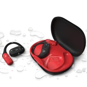 Auriculares Deportivos Bluetooth Philips TAA6709BK con estuche de carga/ Autonomía 7h/ Negros y Rojos 4895229144583 TAA6709BK/00 PHIL-AUR TAA6709BK