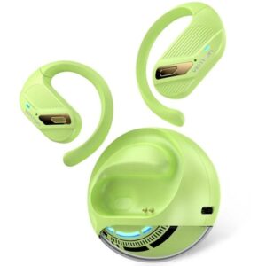 Auriculares Deportivos Bluetooth Vention Open Ear OpenBeat O12 NBUG0 con estuche de carga/ Verdes 6922794787957 NBUG0 VEN-AUR NBUG0