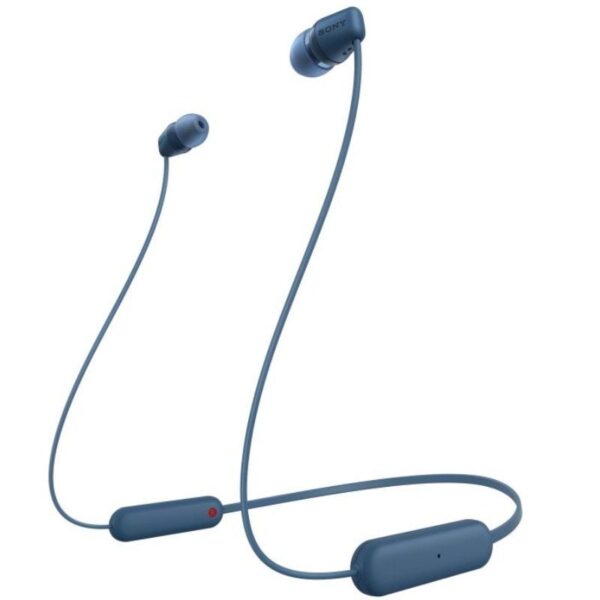 Auriculares Inalámbrico Intrauditivos Sony WI-C100/ con Micrófono/ Bluetooth/ Azules 4548736133945 WIC100L.CE7 SONY-AUR WI-C100 BL