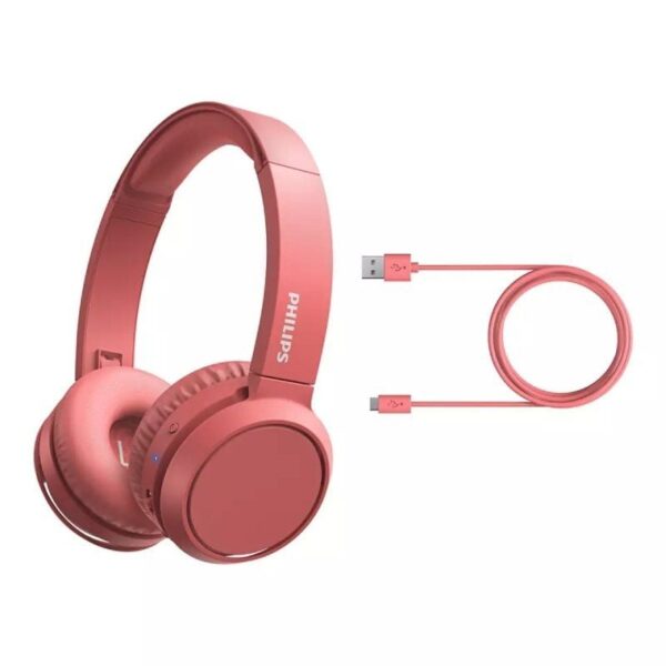 Auriculares Inalámbricos Philips TAH4205/ con Micrófono/ Bluetooth/ Rojos - Imagen 2