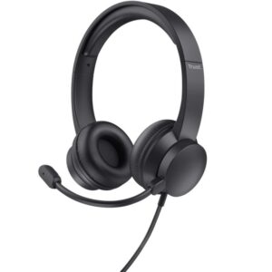 Auriculares Trust HS-201 USB/ con Micrófono/ USB/ Negros 8713439253733 25373 TRU-AUR HS-201 USB