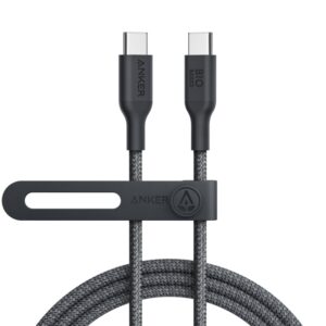 CABLE ANKER 544 USB-C TO USB-C CABLE (6FT 140W BIO-NYLON BLACK) 0194644124236 A80F6H11