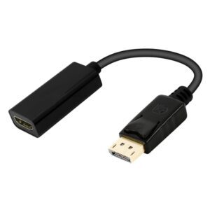 CABLE CONVERTIDOR EWENT DISPLAYPORT MACHO A HDMI TIPO A HEMBRA 0