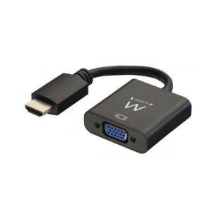 CABLE CONVERTIDOR EWENT HDMI MACHO - VGA HEMBRA CON AUDIO 0