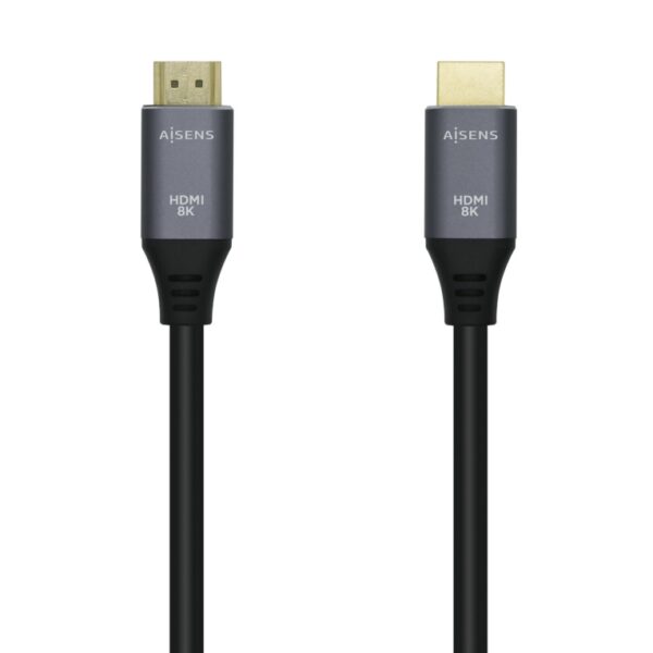 CABLE HDMI AISENS V2.1 ULTRA ALTA VELOCIDAD 8K60HZ M/M 3.0M GRIS 8436574704655 A150-0429