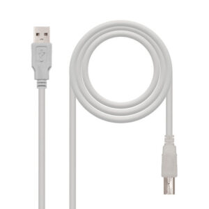 CABLE USB NANO CABLE USB2.0 A/M - USB2.0 B/M 3.0M BEIGE IMPRESORA 8433281000421 P/N: 10.01.0104 | Ref. Artículo: 10.01.0104