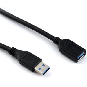 CABLE USB NANO CABLE USB3.0 A/M - USB3.0 A/H 2.0M NEGRO 8433281003873 P/N: 10.01.0902-BK | Ref. Artículo: 10.01.0902-BK