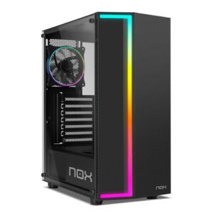 CAJA SEMITORRE/ATX NOX INFINITY GAMMA S/FUENTE USB3.0 NEGRA A-RGB C/VENTANA 8436587974021 P/N: NXINFTYGAMMA | Ref. Artículo: NXINFTYGAMMA