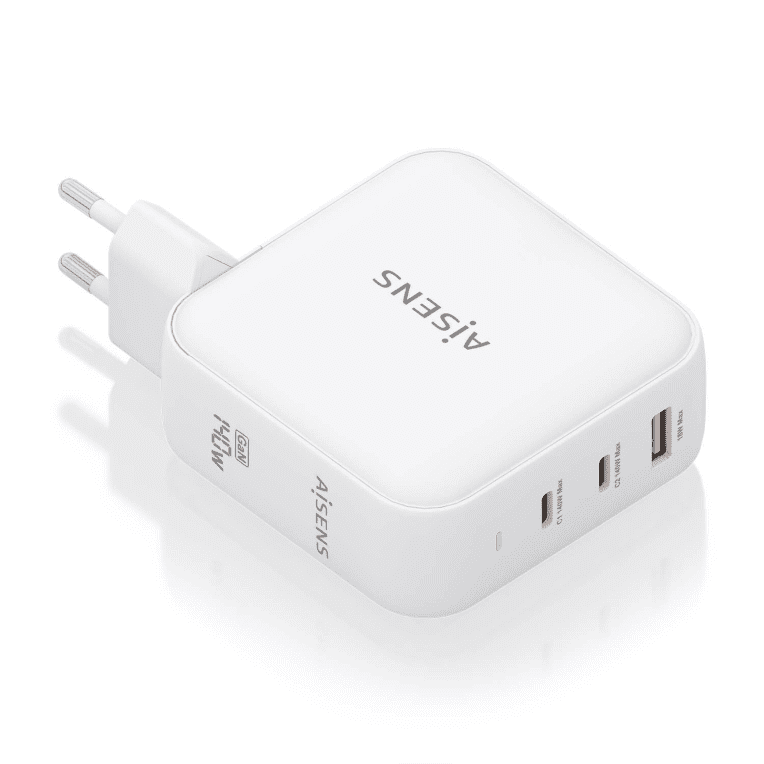 CARGADOR AISENS GAN 140W 2XUSB-C PD3.1 QC4.0 1XUSB-A QC3.0 BLANCO 8435739900949 ASCH-140W3P030-W