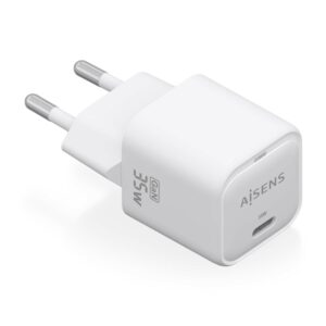 CARGADOR AISENS GAN 35W 1XUSB-C PD3.0 QC4.0 BLANCO 8435739900864 ASCH-35W1P022-W