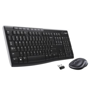 COMBO TECLADO RATON LOGITECH MK270 RF INALAMBRICO NEGRO 5099206039193 920-004513