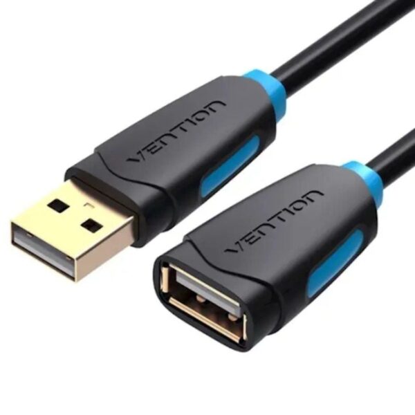 Cable Alargador USB 2.0 Vention CBCBD/ USB Macho - USB Hembra/ 50cm/ Negro 6922794735026 CBCBD VEN-CAB CBCBD