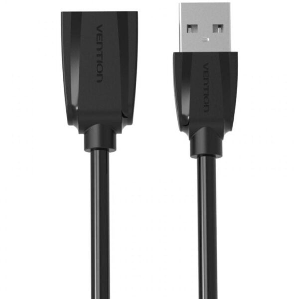 Cable Alargador USB 2.0 Vention VAS-A44-B050/ USB Macho - USB Hembra/ 50cm/ Negro - Imagen 3