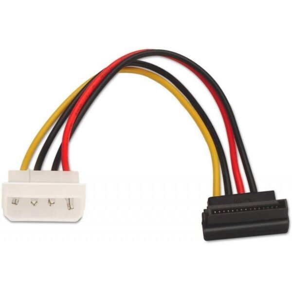 Cable Alimentación SATA Aisens A131-0160/ Molex 4 PIN Macho - SATA Hembra/ Hasta 54W/ 16cm - Imagen 2