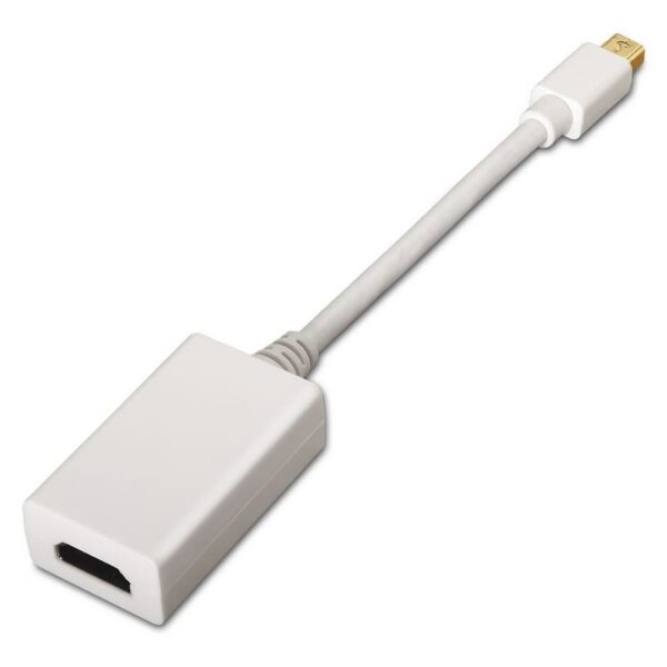 Cable Conversor Aisens A125-0138/ Mini DisplayPort Macho - HDMI Hembra/ 15cm/ Blanco - Imagen 2