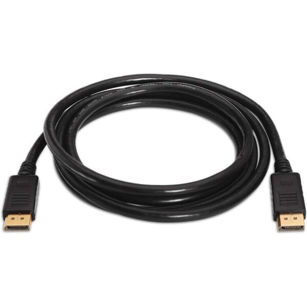 Cable DisplayPort 1.2 4K Aisens A124-0129/ DisplayPort Macho - DisplayPort Macho/ Hasta 5W/ 2300Mbps/ 2m/ Negro - Imagen 2