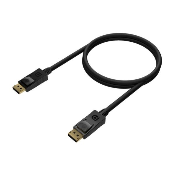 Cable DisplayPort 1.2 4K Aisens A124-0548/ DisplayPort Macho - DisplayPort Macho/ Hasta 5W/ 2300Mbps/ 50cm/ Negro - Imagen 2