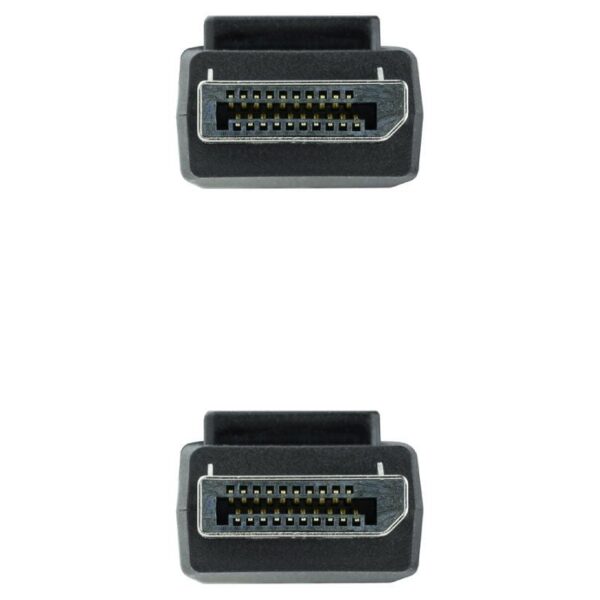 Cable DisplayPort Nanocable 10.15.2600/ DisplayPort Macho - DisplayPort Macho/ 50cm/ Negro - Imagen 3