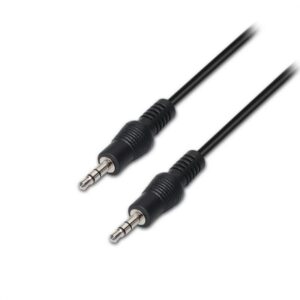 Cable Estéreo Aisens A128-0143/ Jack 3.5 Macho - Jack 3.5 Macho/ Hasta 0.1W/ 3m/ Negro 8436574701425 A128-0143 AIS-CAB A128-0143