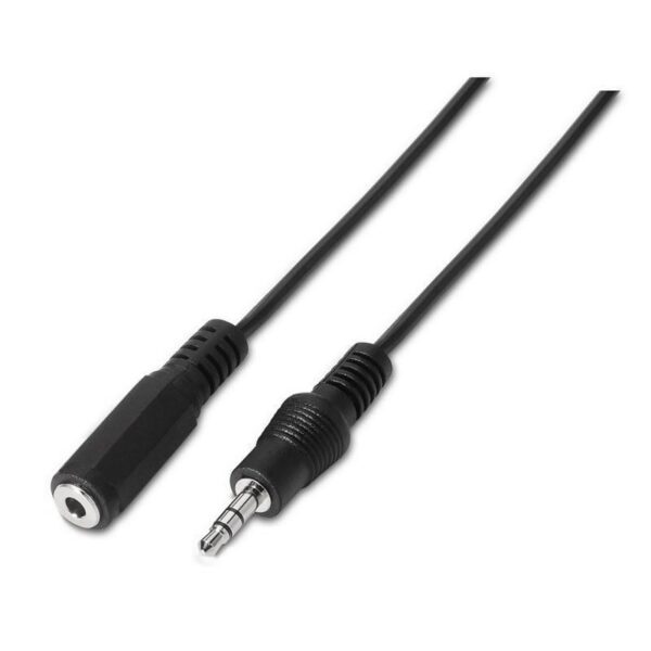 Cable Estéreo Aisens A128-0146/ Jack 3.5 Macho - Jack 3.5 Hembra/ Hasta 0.1W/ 3m/ Negro 8436574701456 A128-0146 AIS-CAB A128-0146