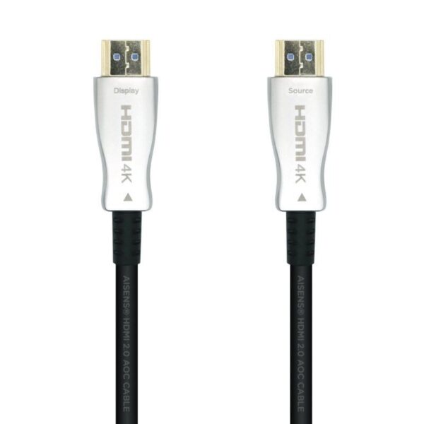 Cable HDMI 2.0 AOC 4K Aisens A148-0377/ HDMI Macho - HDMI Macho/ 15m/ Negro - Imagen 2