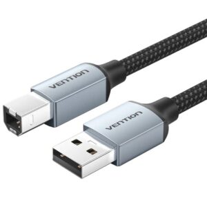 Cable USB 2.0 Impresora Vention CTTHG/ USB Tipo-B Macho - USB Macho/ 480Mbps/ 1.5m/ Gris 6922794785809 CTTHG VEN-CAB CTTHG