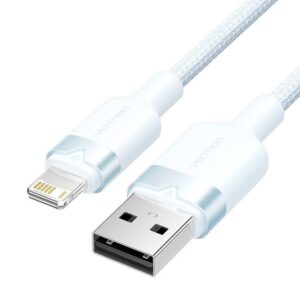 Cable USB 2.0 Lightning Vention LANSH/ USB Macho - Lightning Macho/ 480Mbps/ 2m/ Azul 6922794783775 LANSH VEN-CAB LANSH