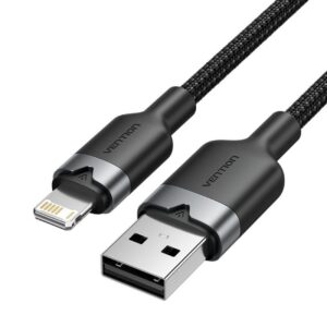 Cable USB Lightning Vention LANBF/ USB Macho - Lightning Macho/ 480Mbps/ 1m/ Negro 6922794783720 LANBF VEN-CAB LANBF