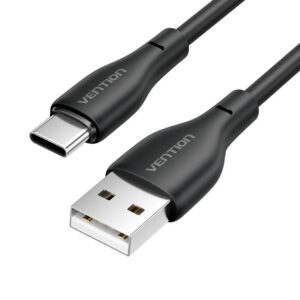 Cable USB Tipo-C Vention H25BF/ USB Tipo-C Macho - USB Macho/ 15W/ 480Mbps/ 1m/ Negro 6922794785328 H25BF VEN-CAB H25BF