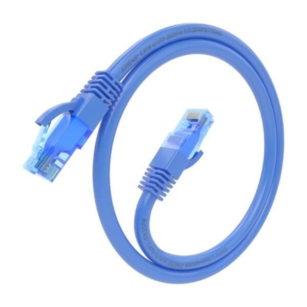 Cable de Red RJ45 AWG26 CCA UTP Aisens A135-0795 Cat.6/ 25cm/ Azul - Imagen 2