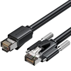 Cable de Red RJ45 SFTP Vention IBUBF Cat.6/ 1m/ Negro 6922794786011 IBUBF VEN-CAB IBUBF