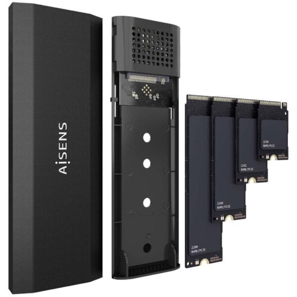 Caja Externa para Disco SSD M.2 NVMe Aisens ASM2-028B/ USB 3.2/ Sin tornillos - Imagen 3