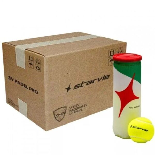 Cajón Bolas Starvie Padel Master/ 24 packs de 3 unidades 8436612940410 PADEL MST 72U STV-PELOTA PADEL MST 72U