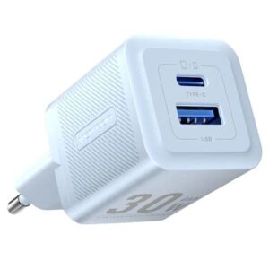 Cargador Gan de Pared Vention FEQL0-EU/ 1xUSB Tipo-C/ 1xUSB/ 30W 6922794782228 FEQL0-EU VEN-CARGA FEQL0-EU