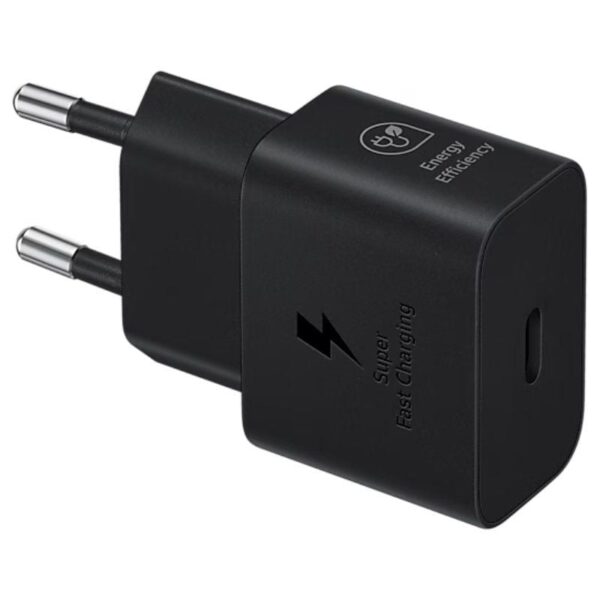 Cargador de Pared Samsung EP-T2510XBEGEU/ 1xUSB Tipo-C + Cable USB Tipo-C/ 25W - Imagen 2