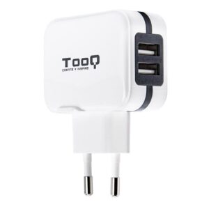 Cargador de Pared TooQ TQWC-1S02WT/ 2xUSB/ 17W 8433281007291 TQWC-1S02WT TOO-CARGA TQWC-1S02WT