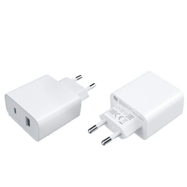 Cargador de Pared Xiaomi Mi 33W Wall Charger/ 1xUSB Tipo-C/ 1xUSB/ 33W - Imagen 3