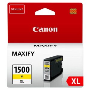 Cartucho de Tinta Original Canon PGI-1500XL Alta Capacidad/ Amarillo 4549292003918 9195B001 CAN-PG-1500 AMARILLO XL