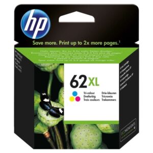 Cartucho de Tinta Original HP nº62 XL Alta Capacidad/ Tricolor 888793376829 C2P07AE C2P07AE