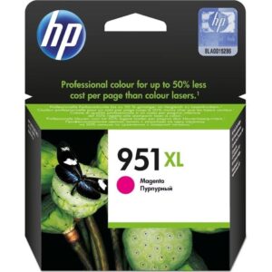 Cartucho de Tinta Original HP nº951 XL Alta Capacidad/ Magenta 886111615292 CN047AE CN047AE