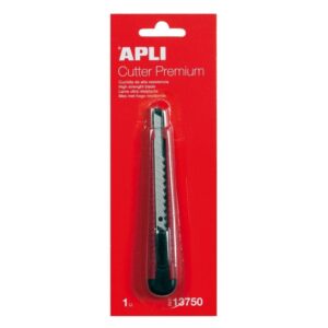 Cutter Apli Premium 13750/ Rojo 8410782137504 13750 API-CUTER 9MM 13750