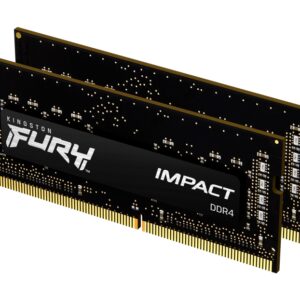 DDR4 SODIMM KINGSTON 2X16GB 3200 FURY IMPACT 0740617318388 KF432S20IBK2/32