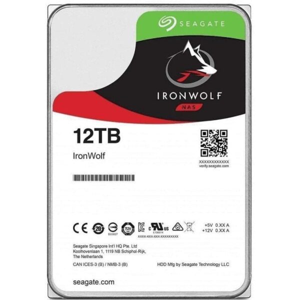 Disco Duro Seagate IronWolf NAS ST12000VN0008 12TB/ 3.5"/ SATA III/ 256MB - Imagen 2