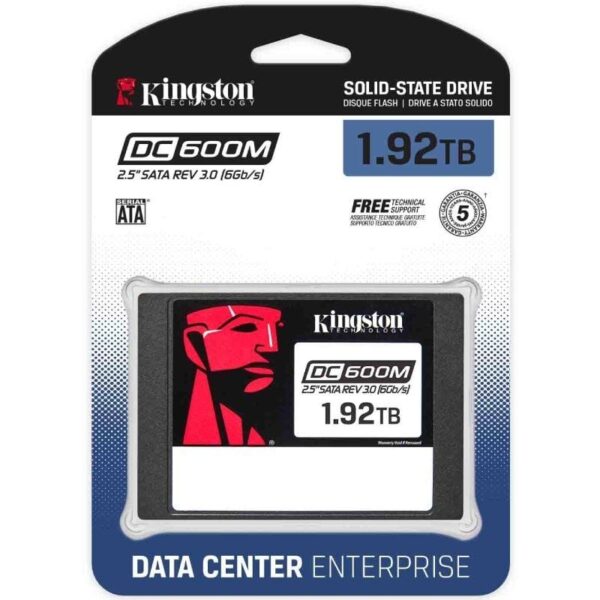 Disco SSD Kingston DC600M 1.92TB/ SATA III - Imagen 2