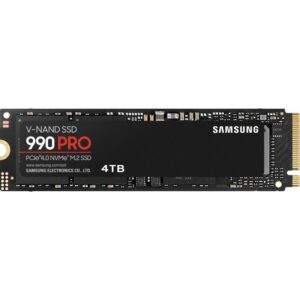 Disco SSD Samsung 990 PRO 4TB/ M.2 2280 PCIe 4.0/ Compatible con PS5 y PC/ Full Capacity 8806094947205 MZ-V9P4T0BW SAM-SSD M2 990 PRO 4TB