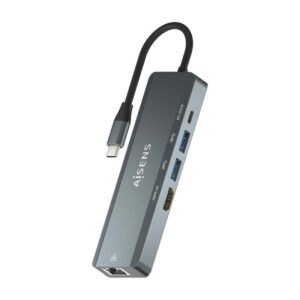 Docking USB Tipo-C Aisens ASUC-5P011-GR/ 1xHDMI/ 2xUSB/ 1xRJ45/ 1xUSB Tipo-C/ 1xUSB Tipo-C PD/ Gris 8436574709728 ASUC-5P011-GR AIS-HUB ASUC-5P011-GR