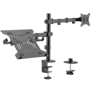 EWENT SOPORTE DE MONITOR HASTA 34” CARGA MÁXIMA 9KG. CON SOPORTE PARA PORTÁTIL 8052101431797 | P/N: EW1519 | Ref. Artículo: 1370355