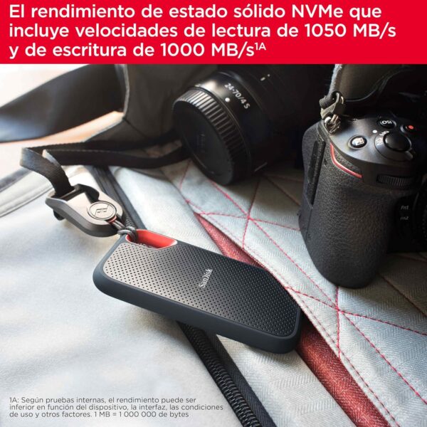 EXCLUSIVO MSH - SANDISK SSD EXTREME PORTABLE 2TB - Imagen 2